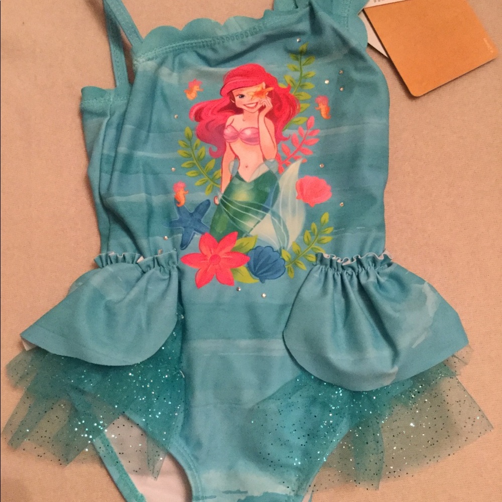 Disney Little Mermaid Swim Suit Brand NEW